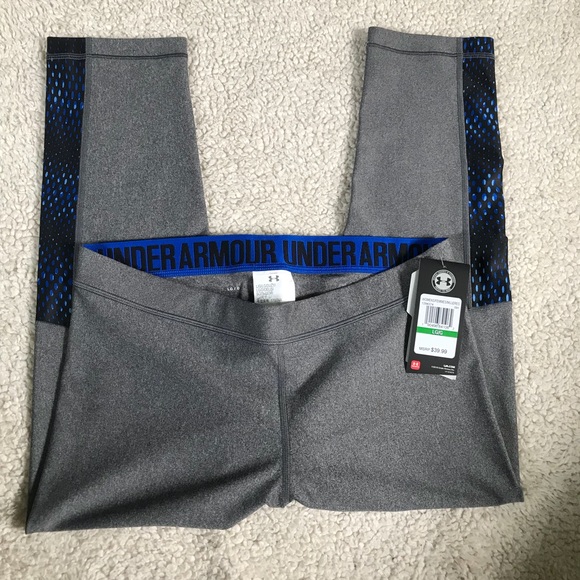 NWT Under Armour cropped compression pants sz LG - Picture 2 of 5